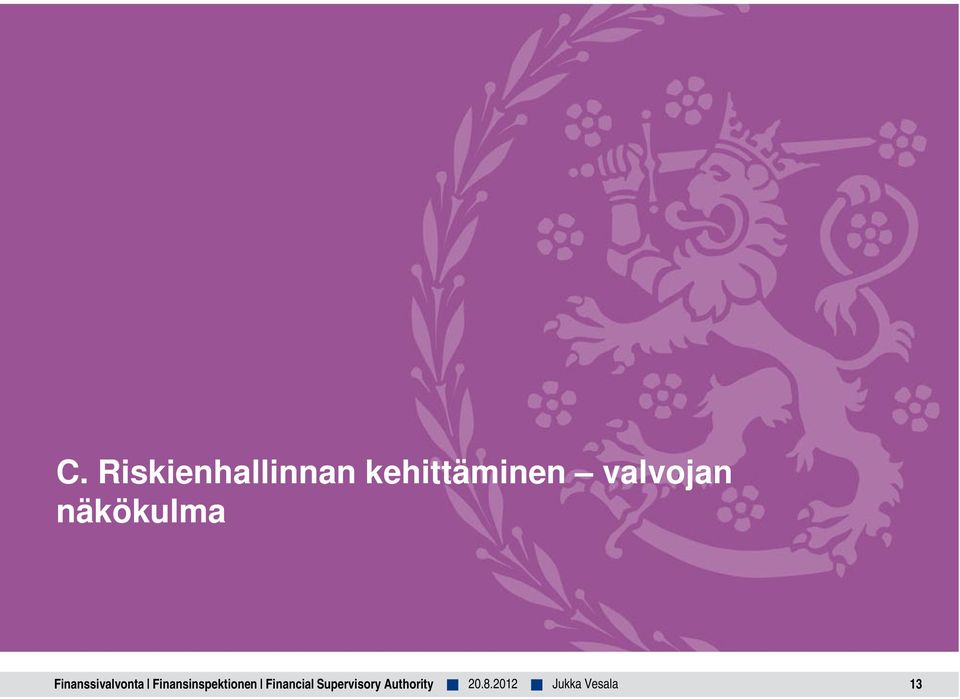 näkökulma Finanssivalvonta