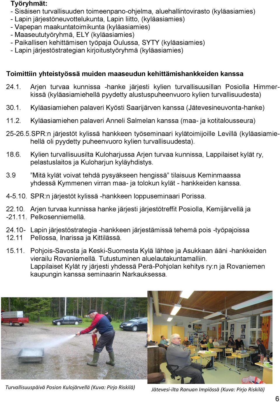 maaseudun kehittämishankkeiden kanssa 24.1.