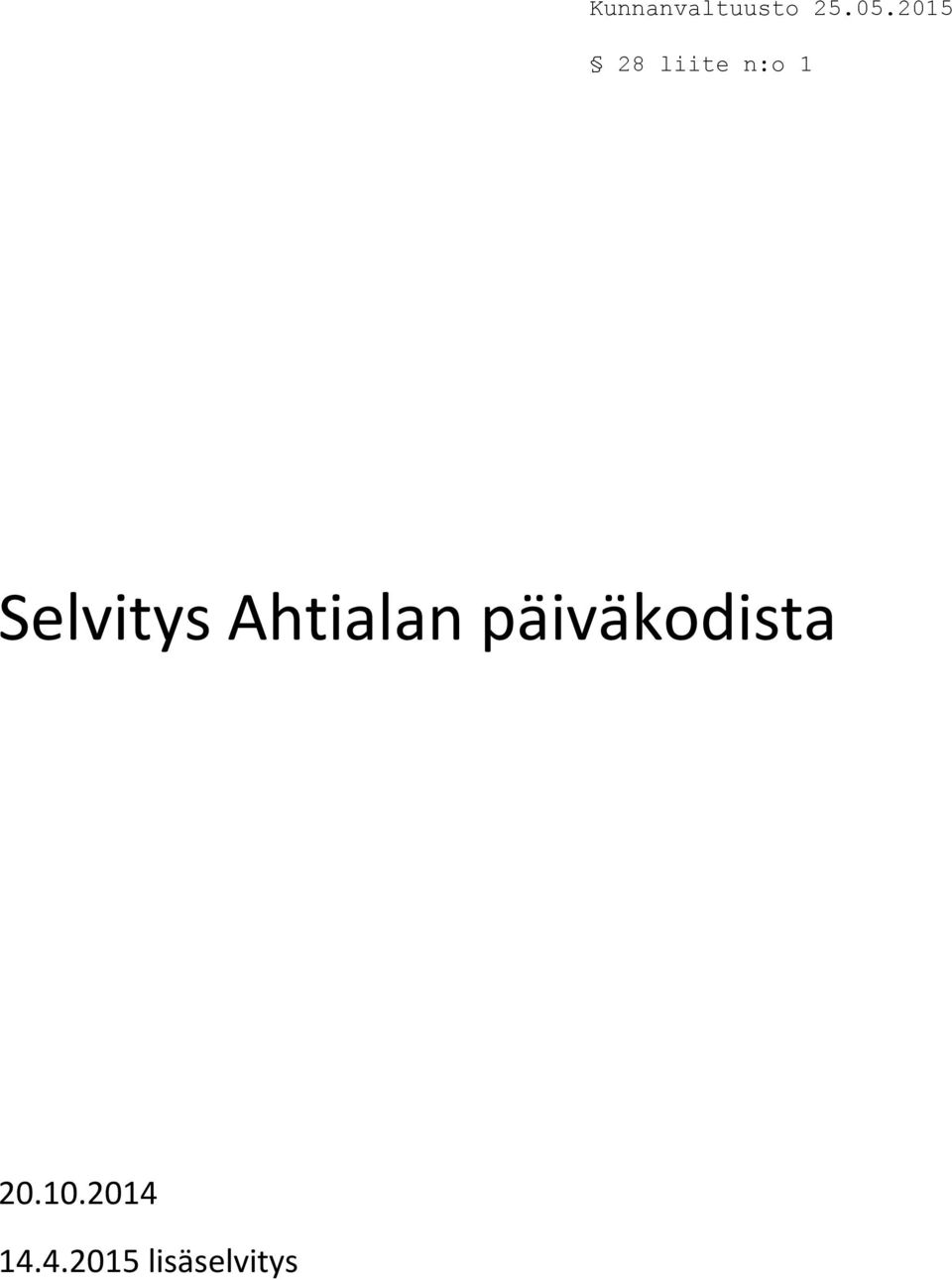 päiväkodista 20.