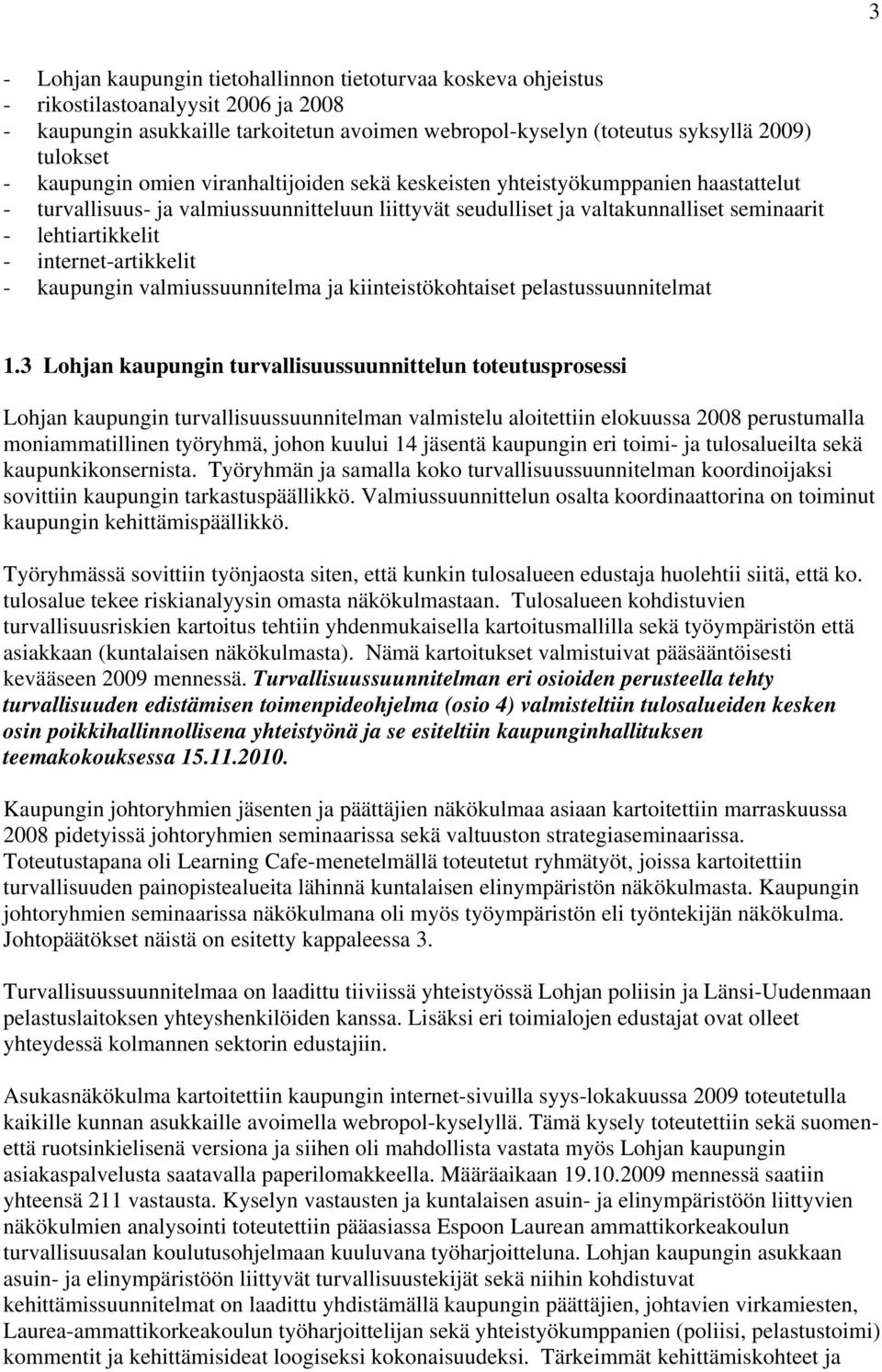 internet-artikkelit - kaupungin valmiussuunnitelma ja kiinteistökohtaiset pelastussuunnitelmat 1.