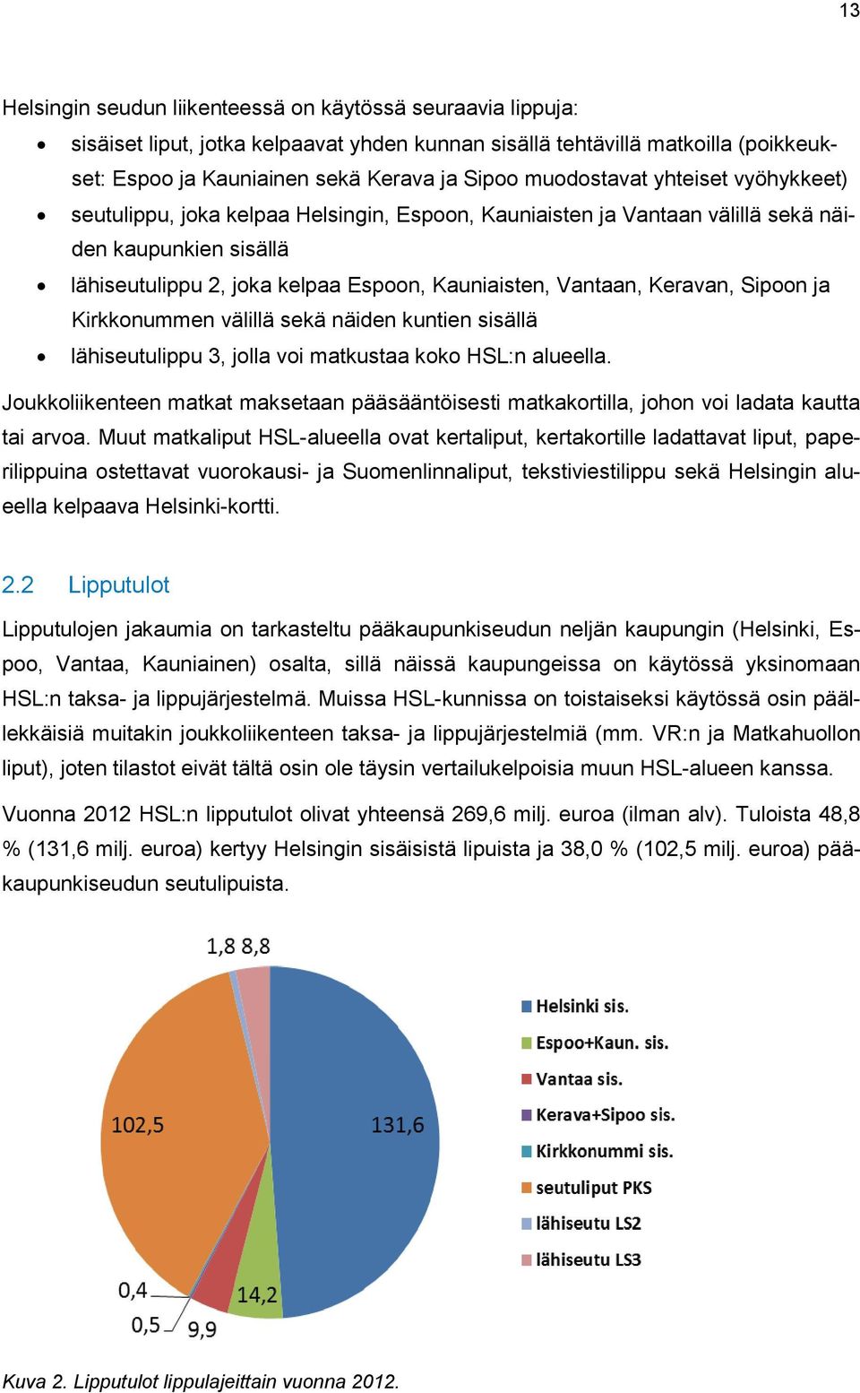 Keravan, Sipoon ja Kirkkonummen välillä sekä näiden kuntien sisällä lähiseutulippu 3, jolla voi matkustaa koko HSL:n alueella.