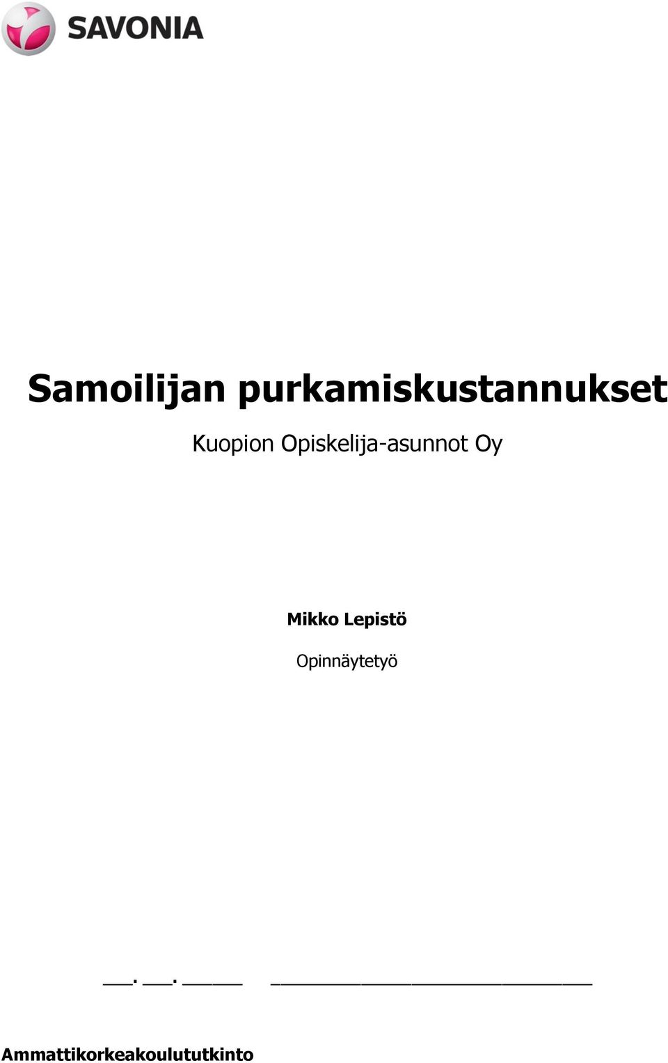 Opiskelija-asunnot Oy Mikko