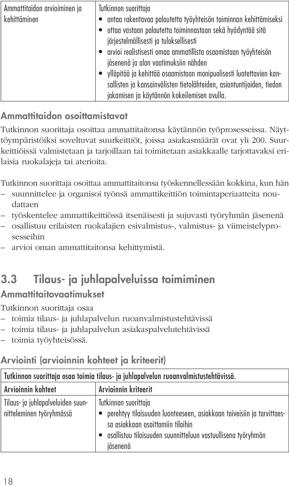 kansainvälisten tietolähteiden, asiantuntijoiden, tiedon jakamisen ja käytännön kokeilemisen avulla. Ammattitaidon osoittamistavat osoittaa ammattitaitonsa käytännön työprosesseissa.