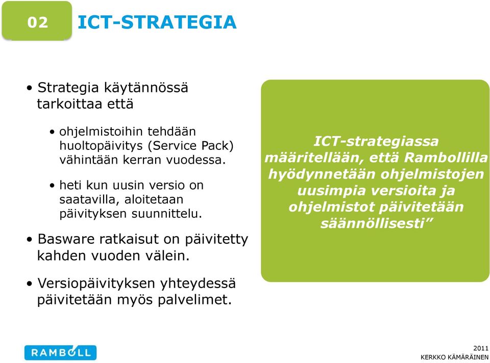 Basware ratkaisut on päivitetty kahden vuoden välein.