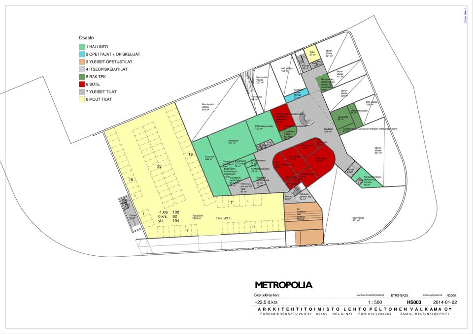 94 7 9 liikuntasalin 603 m² rkistointi 6 Varastointi, 5 hylly m Materiaalin käsiittelytaso, 9 työtasom Varastointi, 70 hyllym 66 m² Varastointi, syvät hyllyt, 60 hyllym 7 var 64 m² i i ivkh 6 46 m²