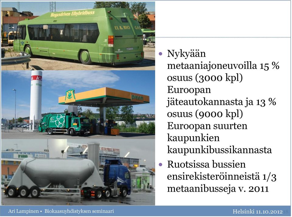 kaupunkien kaupunkibussikannasta Ruotsissa bussien