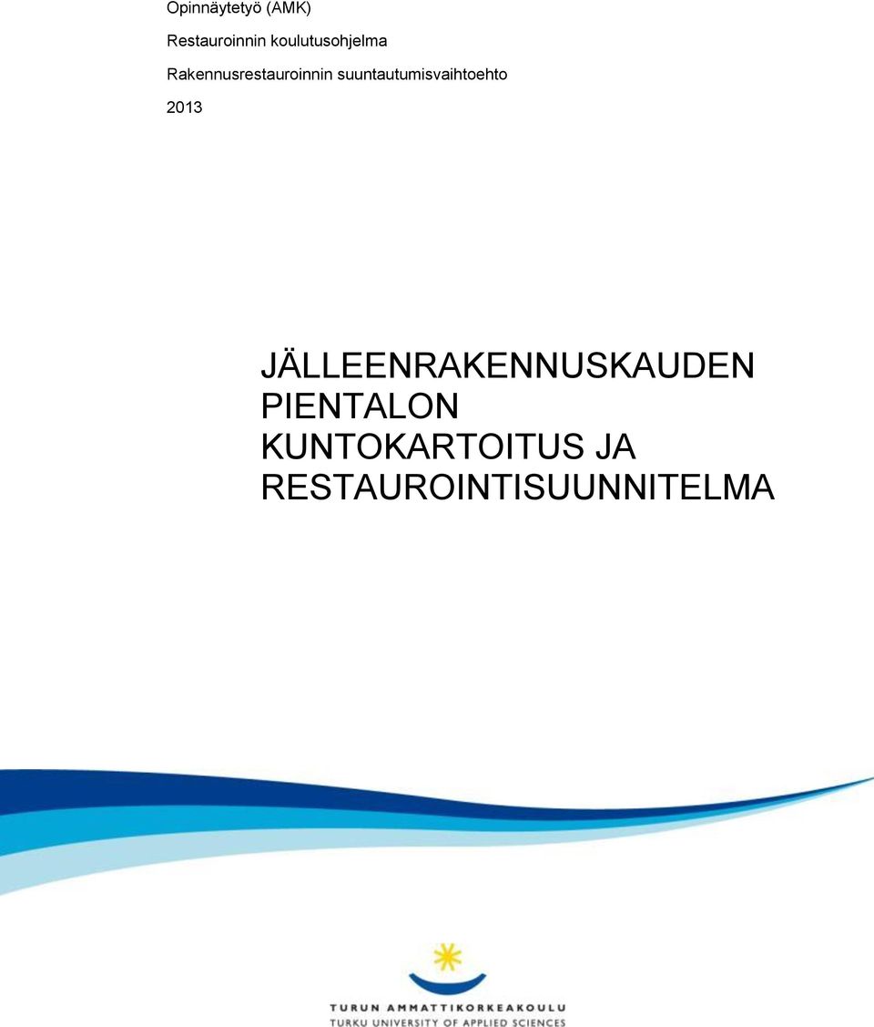 suuntautumisvaihtoehto 2013