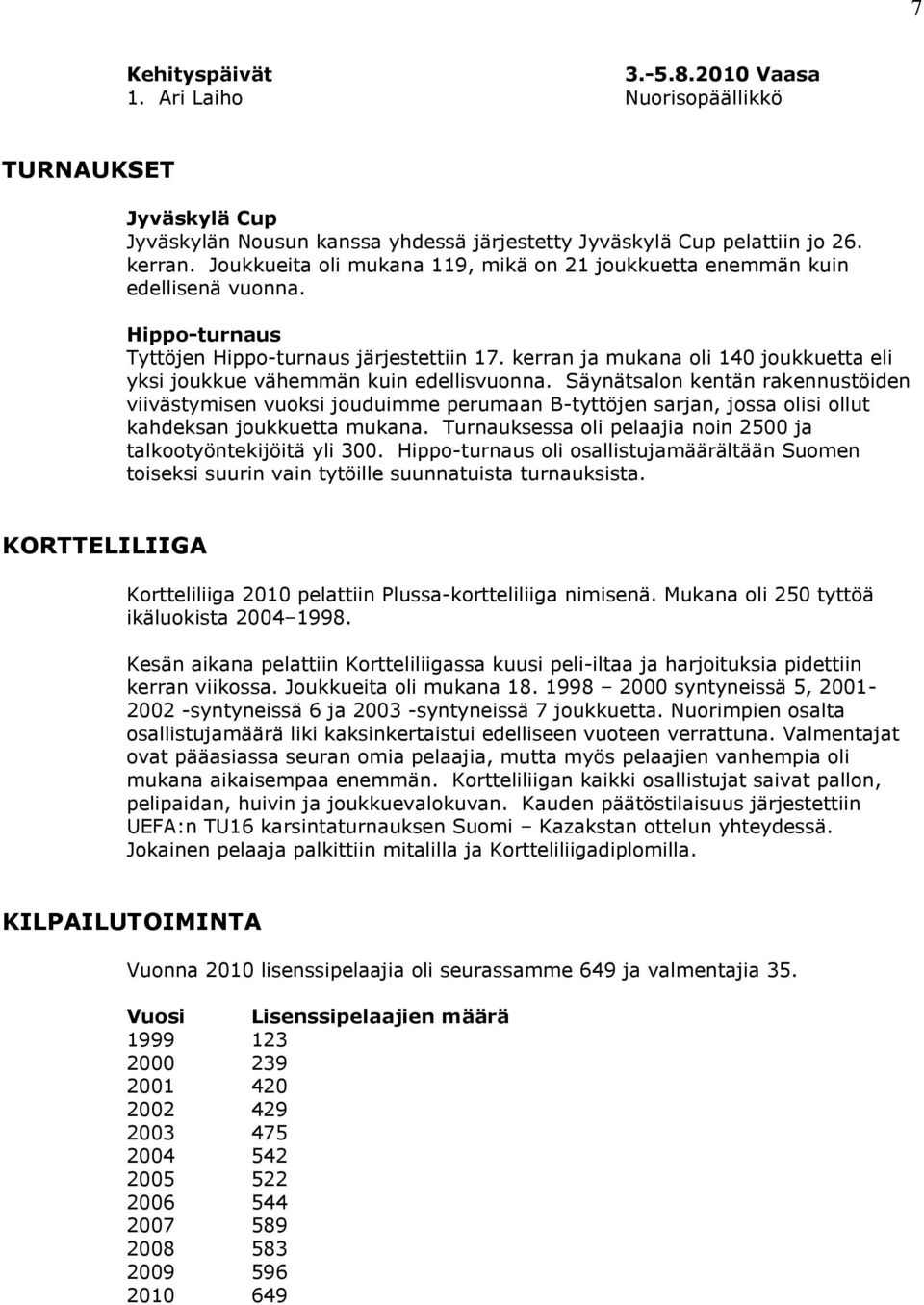 kerran ja mukana oli 140 joukkuetta eli yksi joukkue vähemmän kuin edellisvuonna.