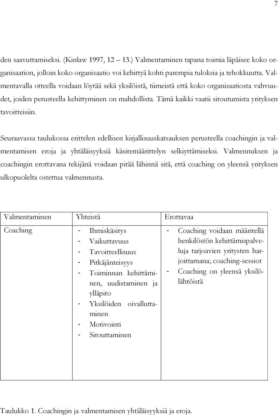 Tämä kaikki vaatii sitoutumista yrityksen tavoitteisiin.