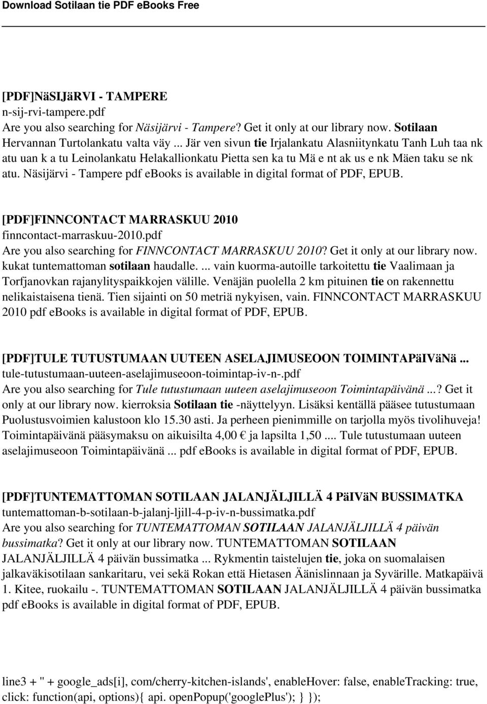 Näsijärvi - Tampere pdf ebooks is available in digital format of PDF, EPUB. [PDF]FINNCONTACT MARRASKUU 2010 finncontact-marraskuu-2010.pdf Are you also searching for FINNCONTACT MARRASKUU 2010?