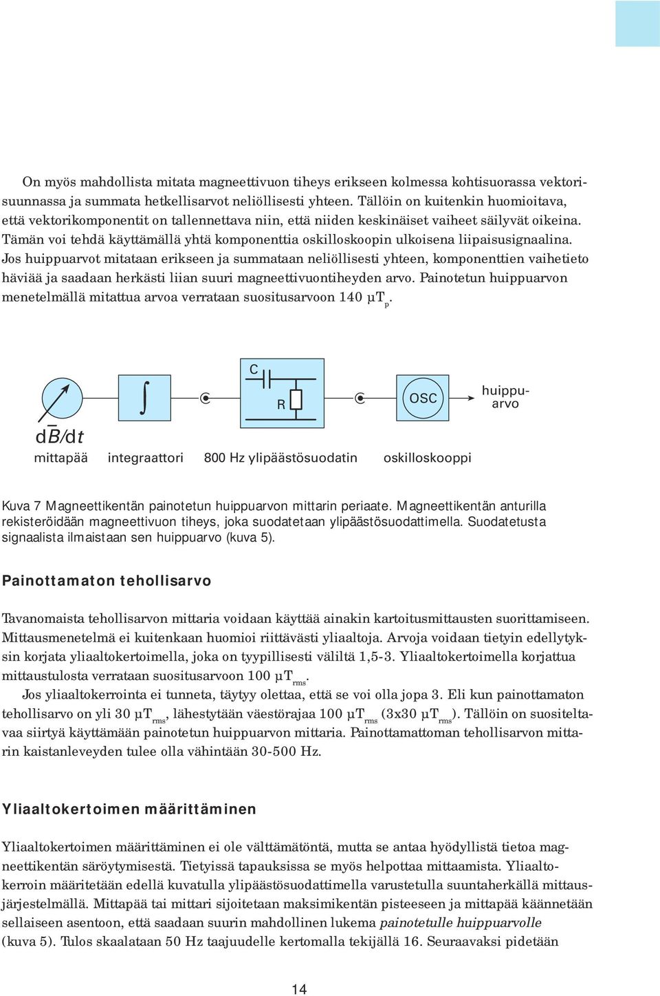 Tämän voi tehdä käyttämällä yhtä komponenttia oskilloskoopin ulkoisena liipaisusignaalina.