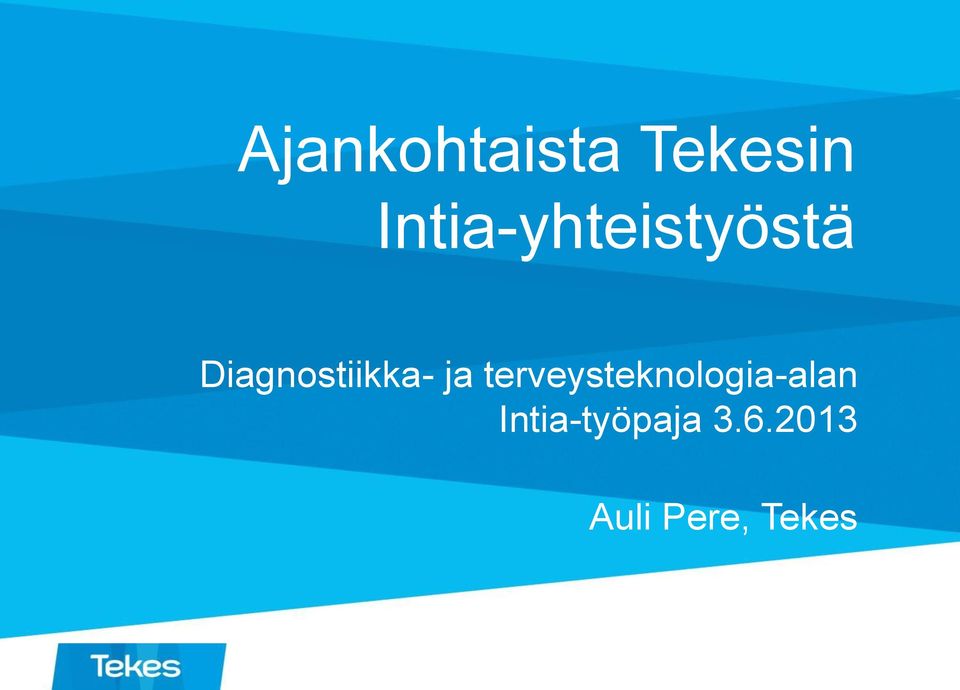 Diagnostiikka- ja