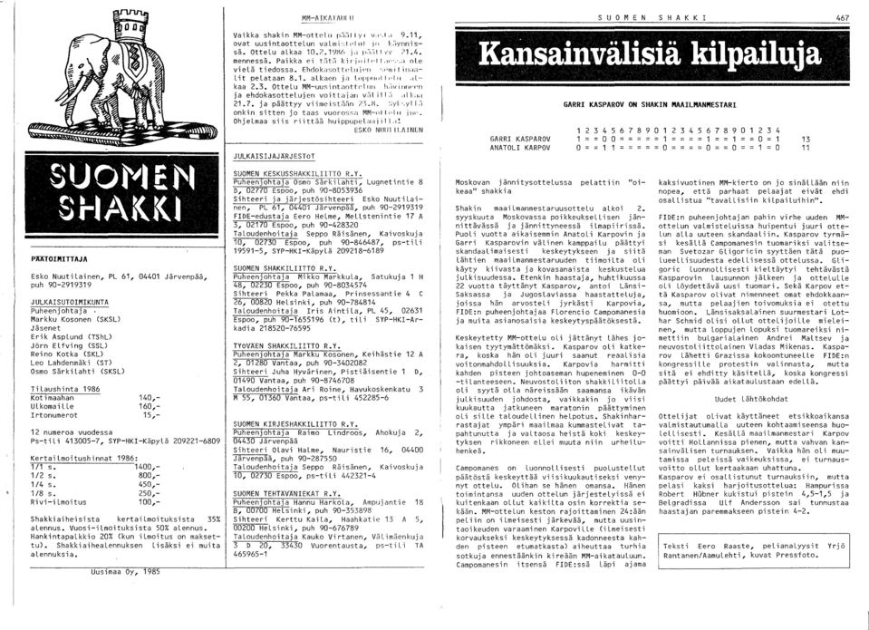 . OtteLu MM-uusintanH"I,,,, I,:i\/"""'",, ja ehdokasotteluje" vo'ittajan v;il ill:',,iik"" 1.7. ja päättyy viilllcistr,'in?"'log. ::yl',yll:', onkin sitten jo taas vuoross" MM-oli,-1" jll".