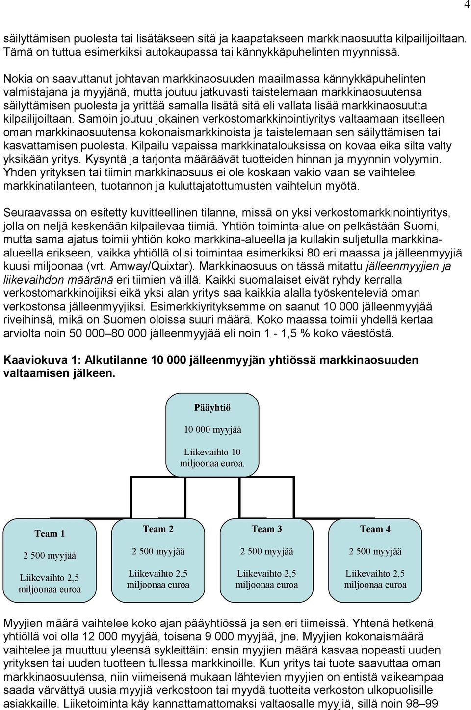 lisätä sitä eli vallata lisää markkinaosuutta kilpailijoiltaan.