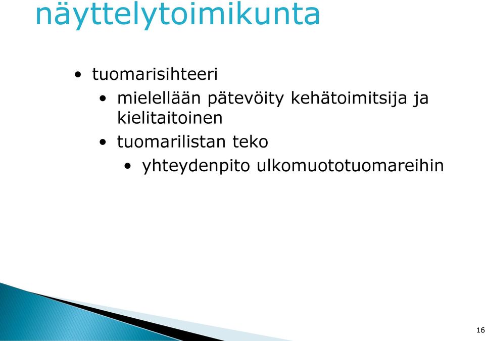 ja kielitaitoinen tuomarilistan