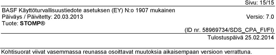 osoittavat muutoksia