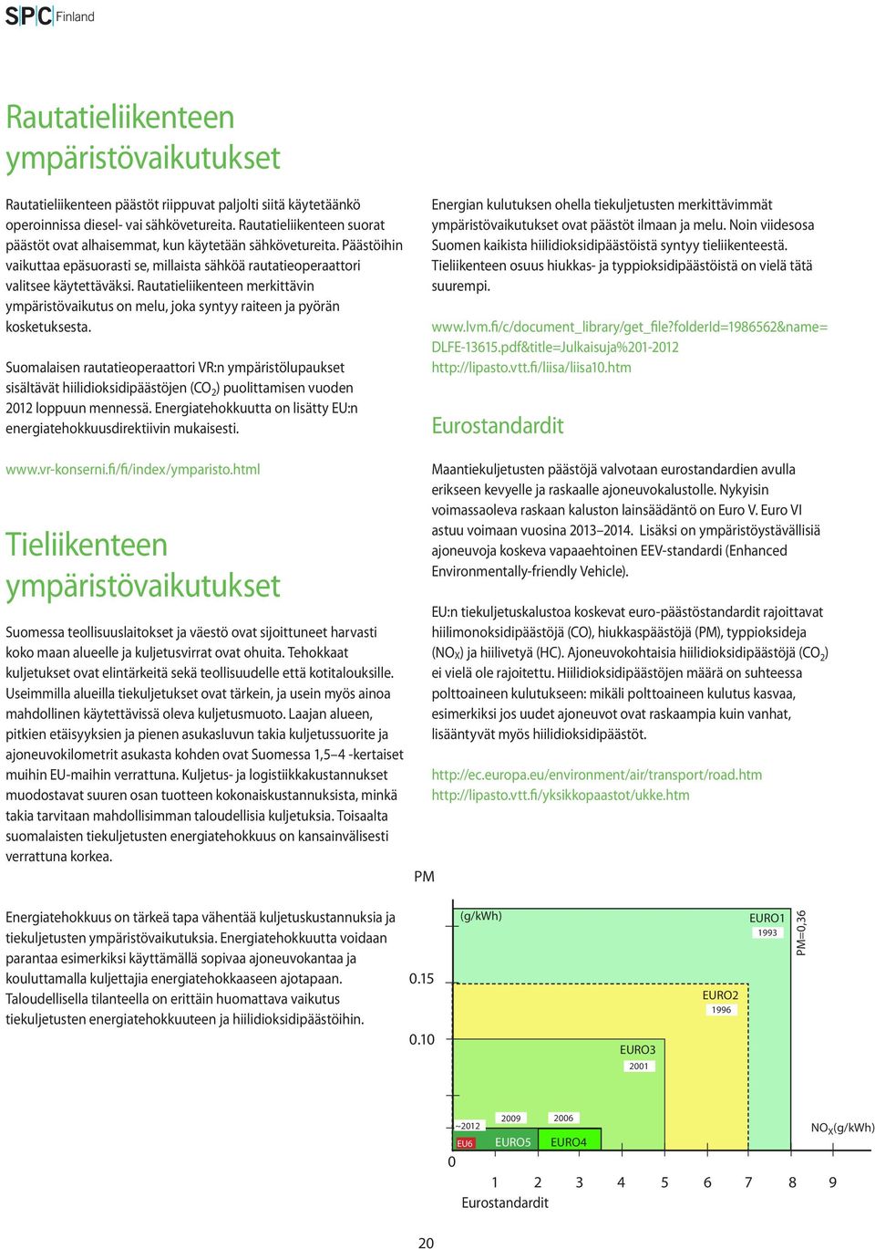 Rautatieliikenteen merkittävin ympäristövaikutus on melu, joka syntyy raiteen ja pyörän kosketuksesta.