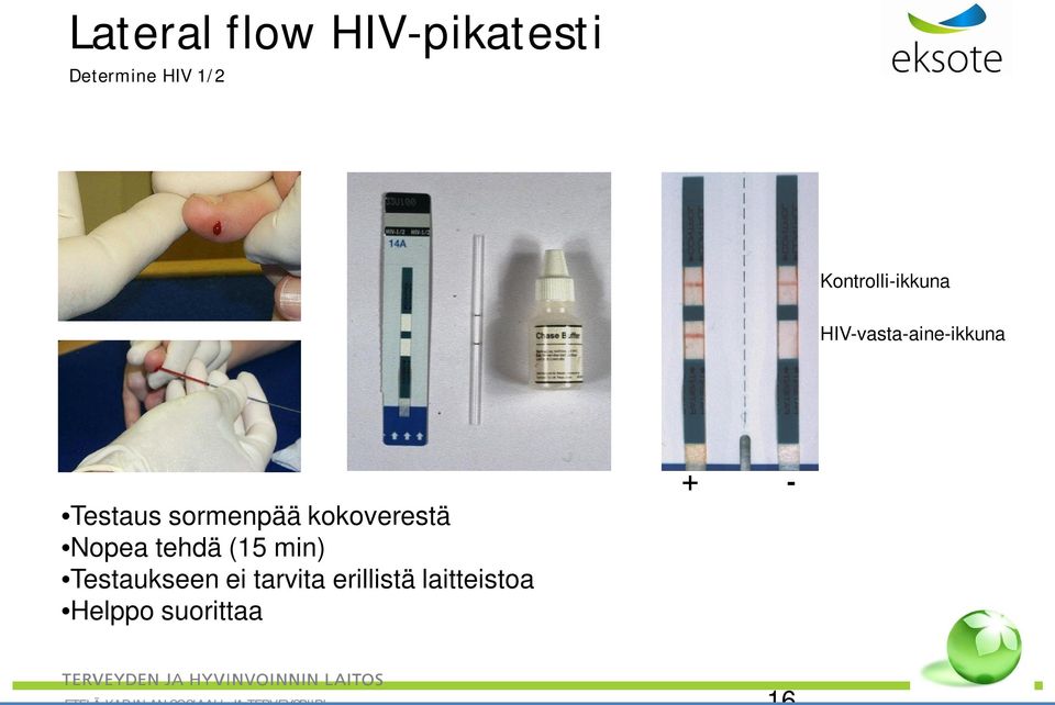 sormenpää kokoverestä Nopea tehdä (15 min)