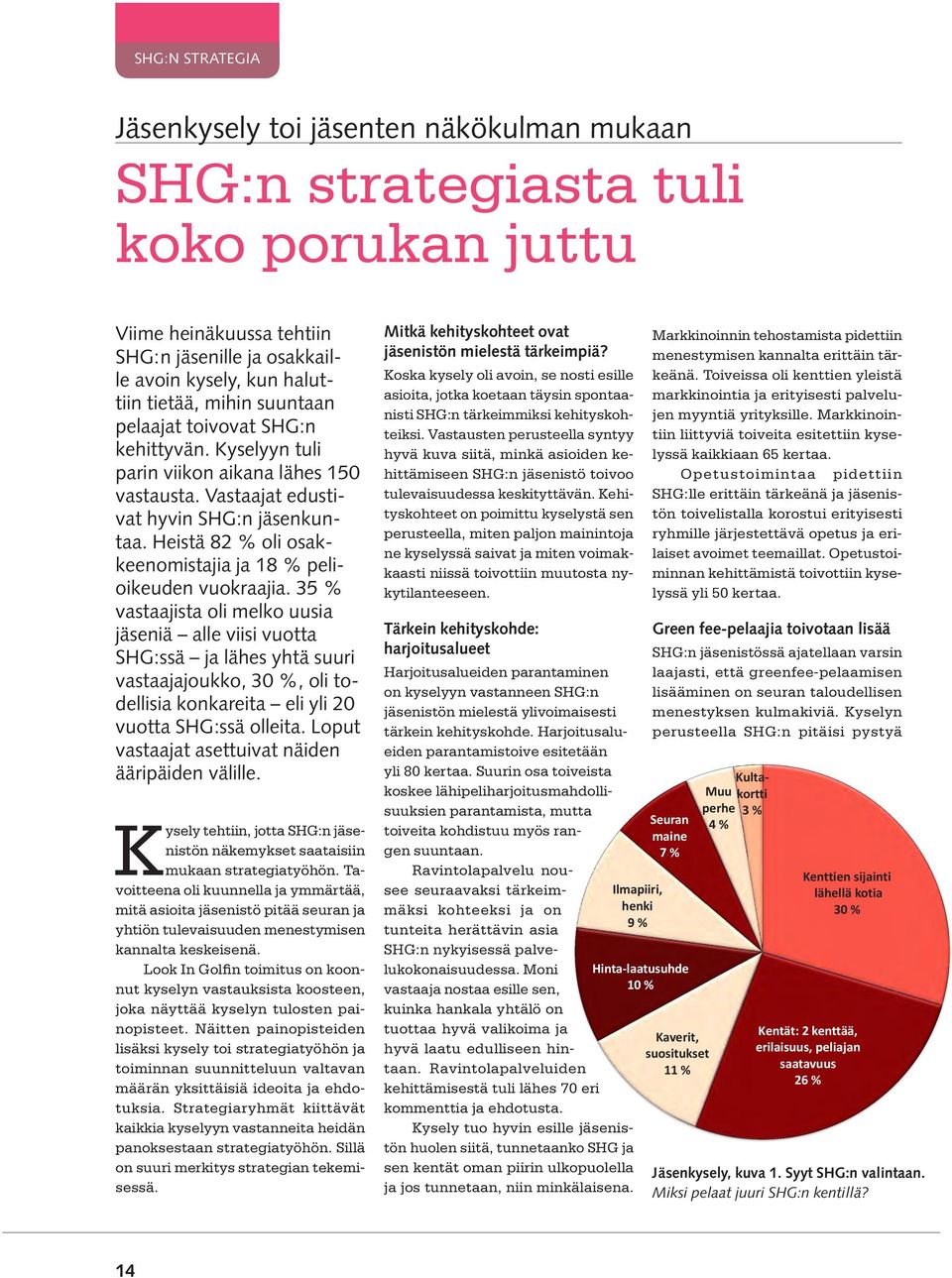 Heistä 82 % oli osakkeenomistajia ja 18 % pelioikeuden vuokraajia.