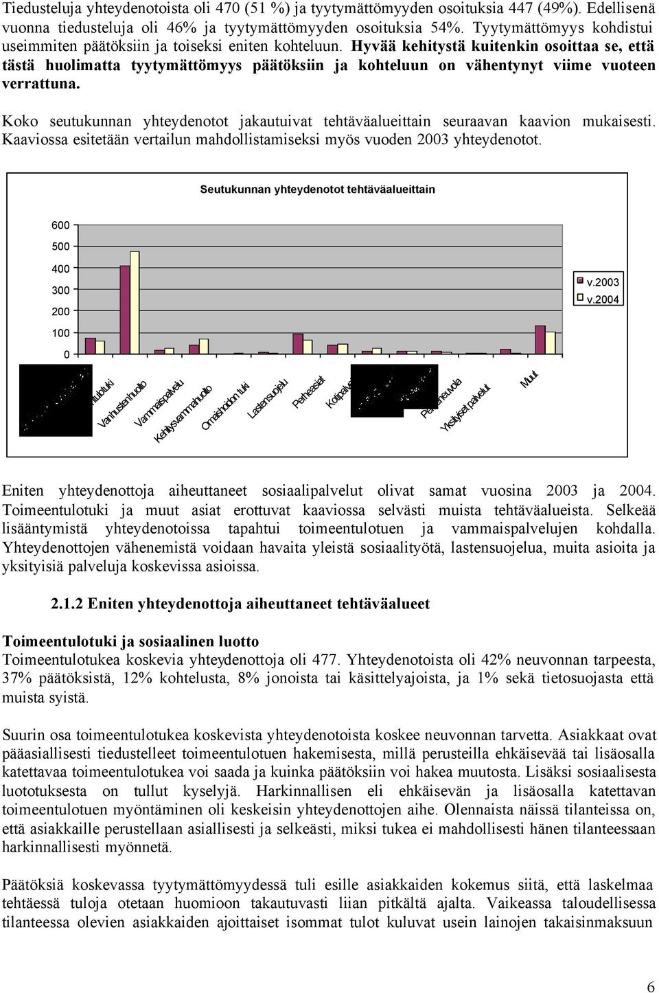 Hyvää kehitystä kuitenkin osoittaa se, että tästä huolimatta tyytymättömyys päätöksiin ja kohteluun on vähentynyt viime vuoteen verrattuna.