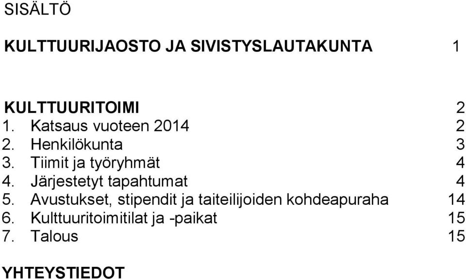 Järjestetyt tapahtumat 4 5.