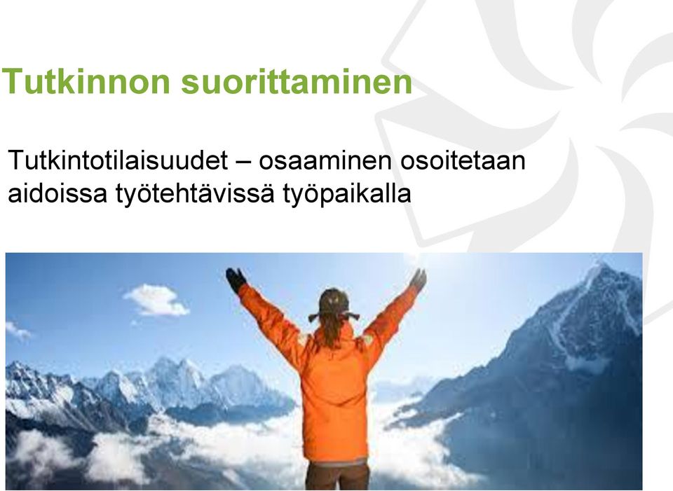 osaaminen osoitetaan