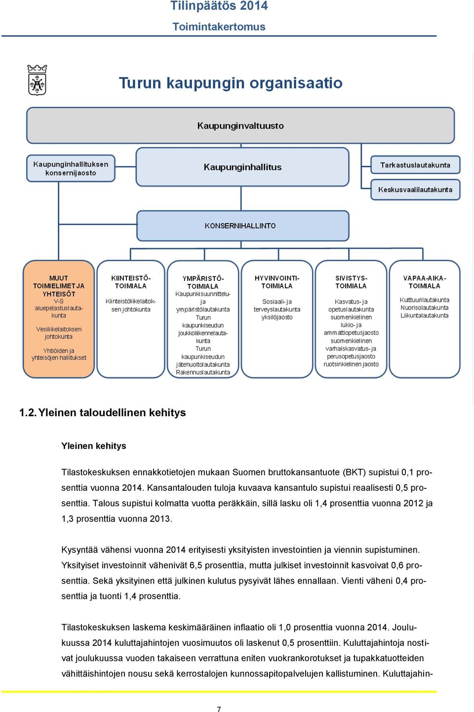 Kysyntää vähensi vuonna 2014 erityisesti yksityisten investointien ja viennin supistuminen. Yksityiset investoinnit vähenivät 6,5 prosenttia, mutta julkiset investoinnit kasvoivat 0,6 prosenttia.