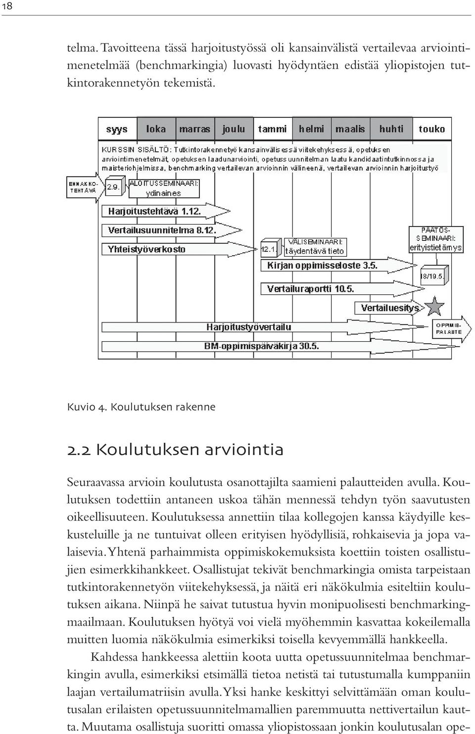 Koulutuksen todettiin antaneen uskoa tähän mennessä tehdyn työn saavutusten oikeellisuuteen.