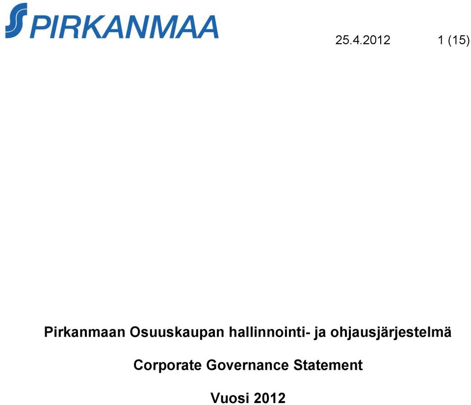 ohjausjärjestelmä Corporate