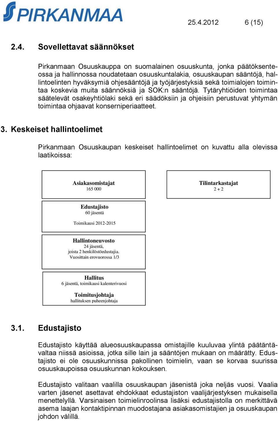 Tytäryhtiöiden toimintaa säätelevät osakeyhtiölaki sekä eri säädöksiin ja ohjeisiin perustuvat yhtymän toimintaa ohjaavat konserniperiaatteet. 3.