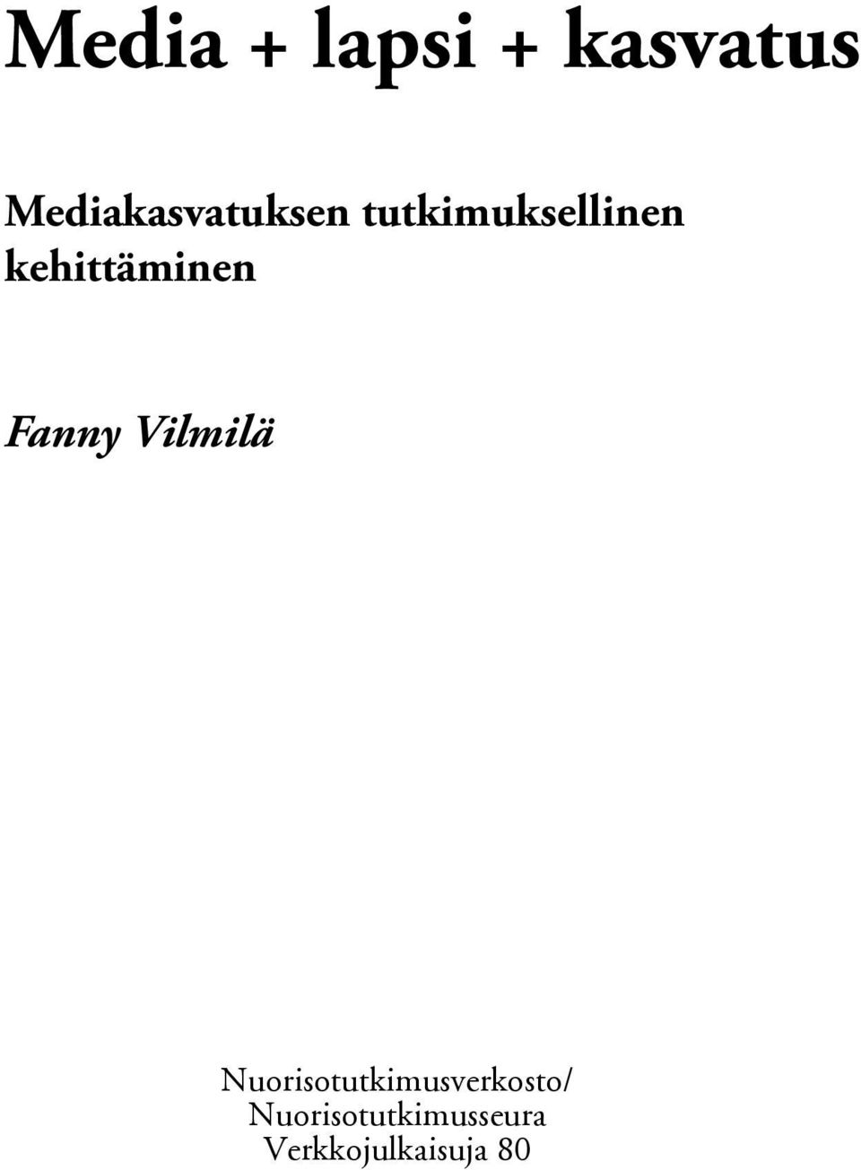 Fanny Vilmilä