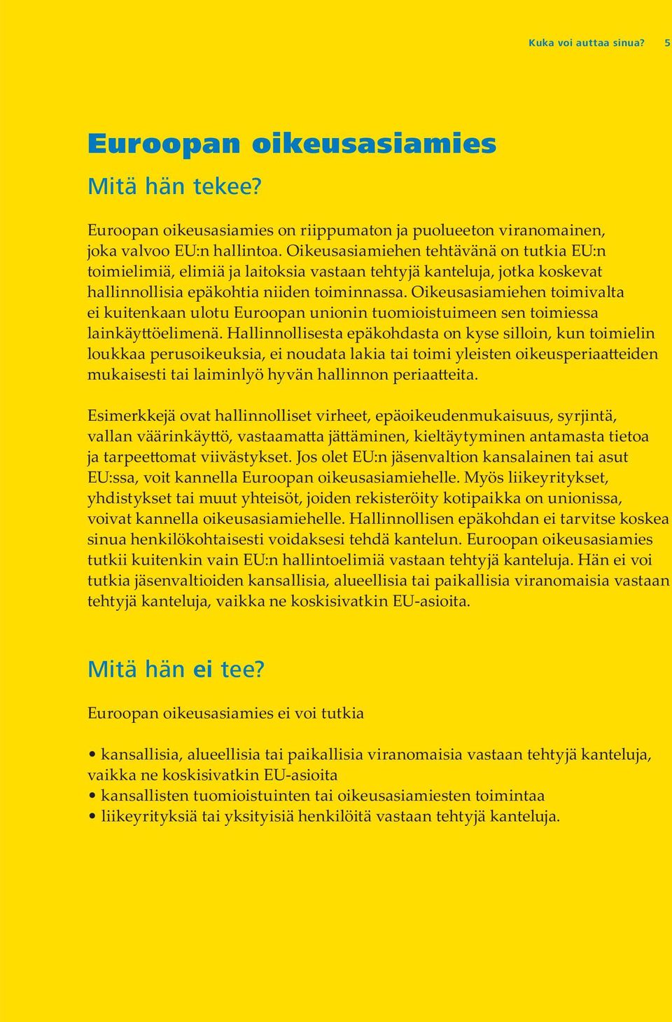 5 Euroopan