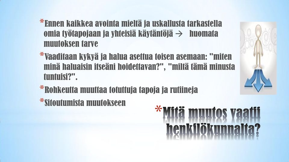 toisen asemaan: "miten minä haluaisin itseäni hoidettavan?