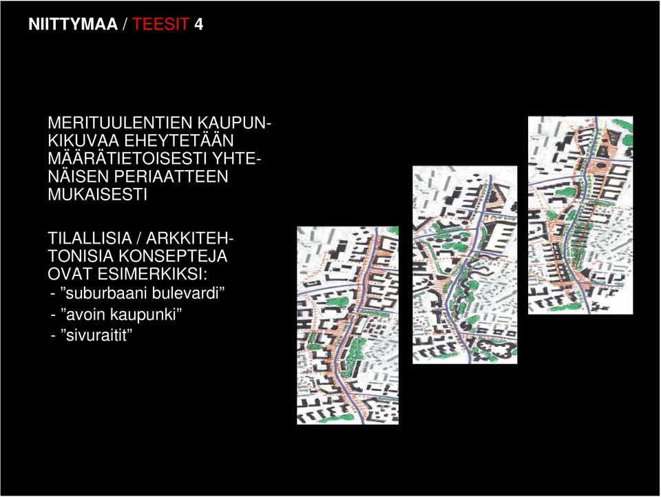 UKAISESTI TILALLISIA / ARKKITEH- TONISIA KONSEPTEJA OVAT