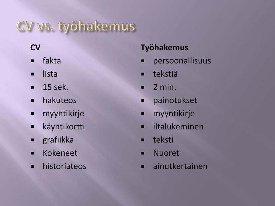 Kokeneet historiateos Työhakemus persoonallisuus