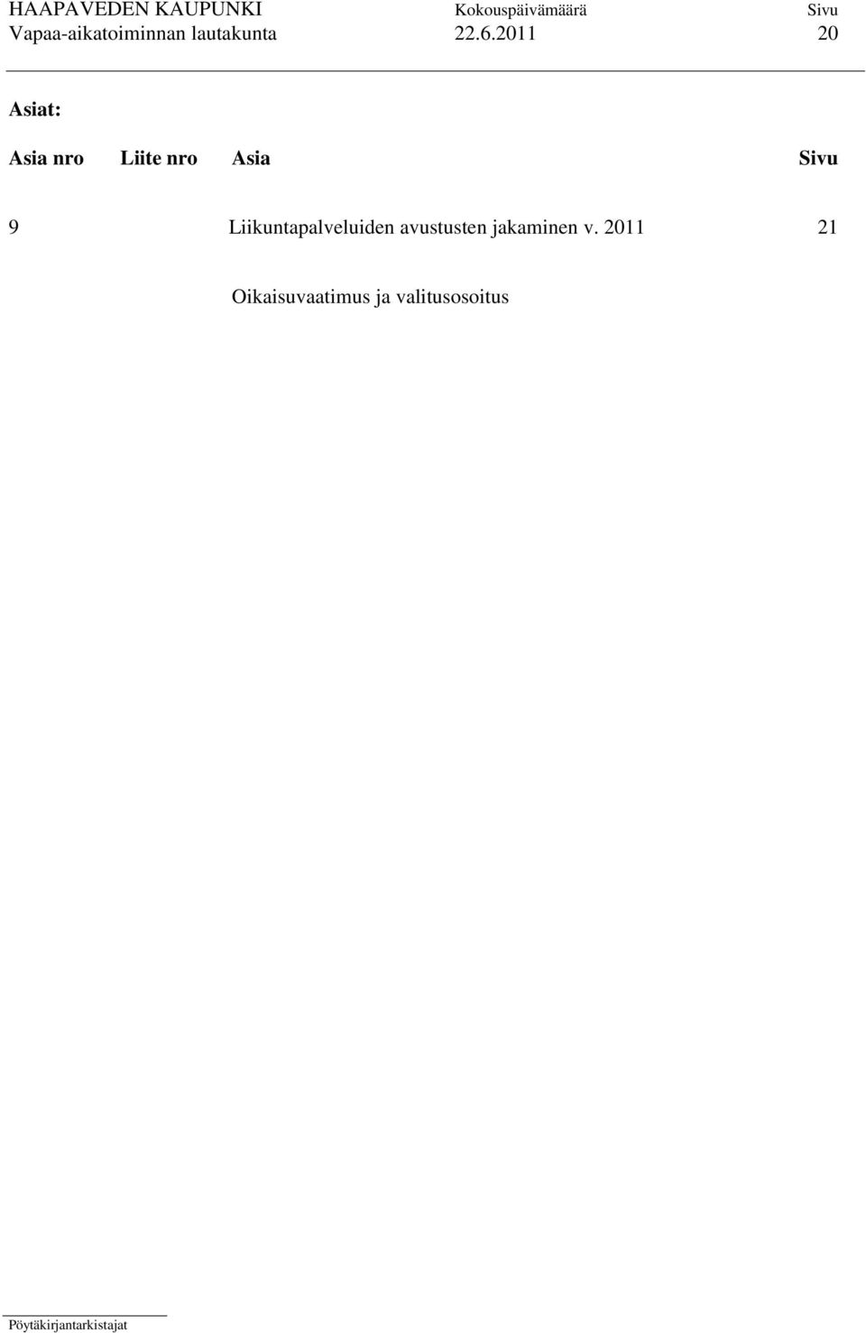 Sivu 9 Liikuntapalveluiden avustusten