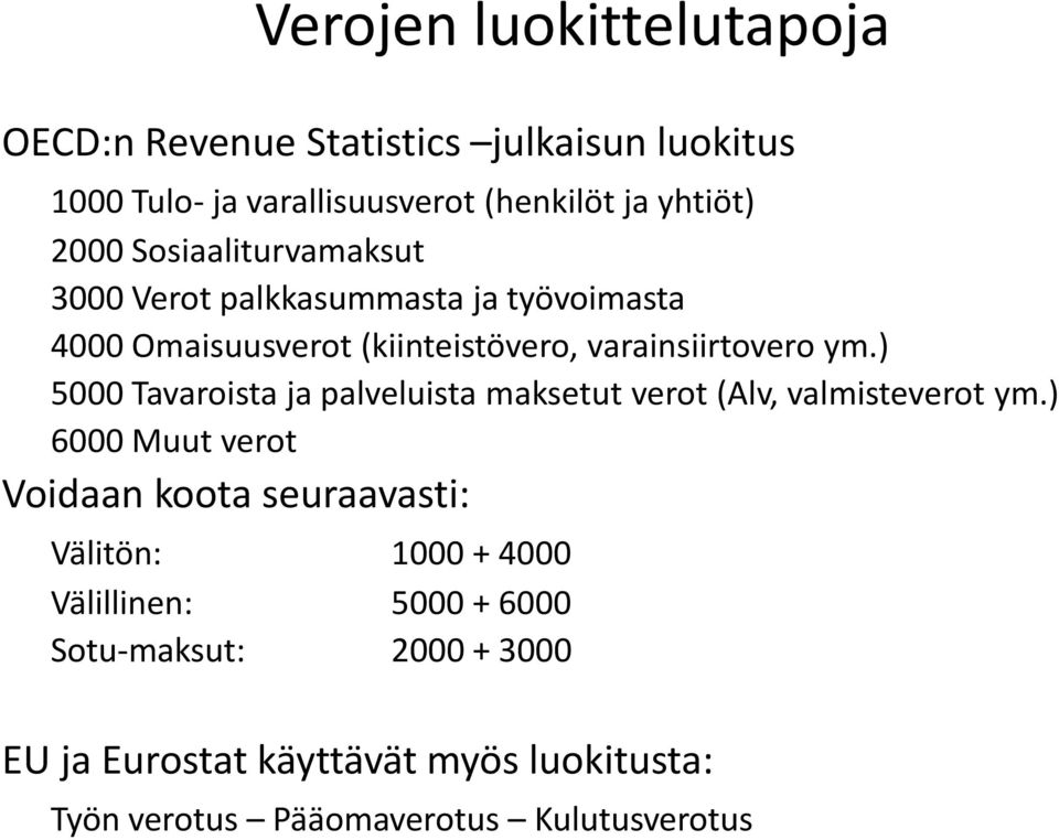 ) 5000 Tavaroista ja palveluista maksetut verot (Alv, valmisteverot ym.