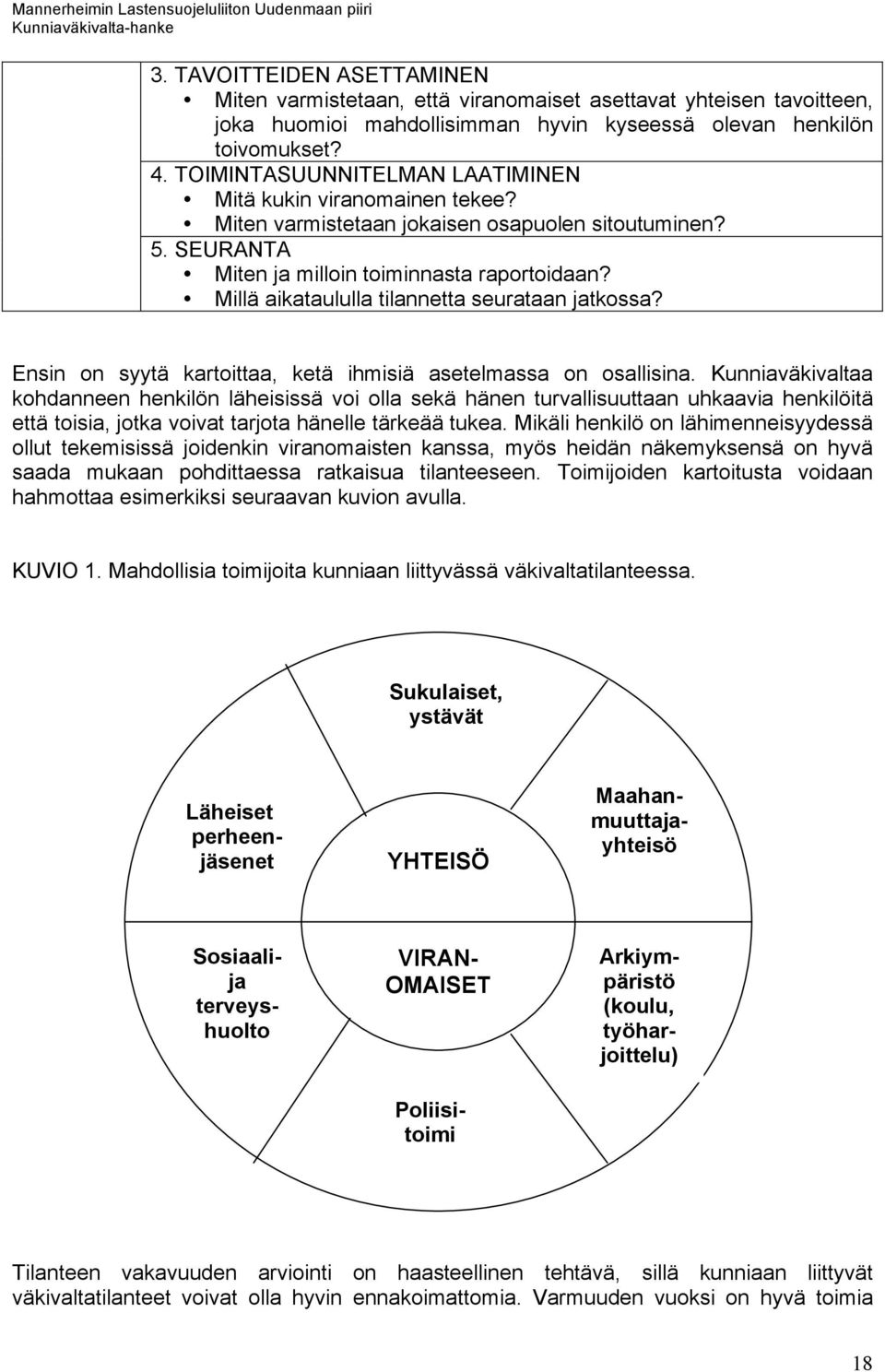 Millä aikataululla tilannetta seurataan jatkossa? Ensin on syytä kartoittaa, ketä ihmisiä asetelmassa on osallisina.