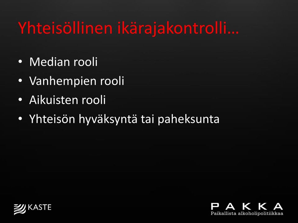 rooli Vanhempien rooli