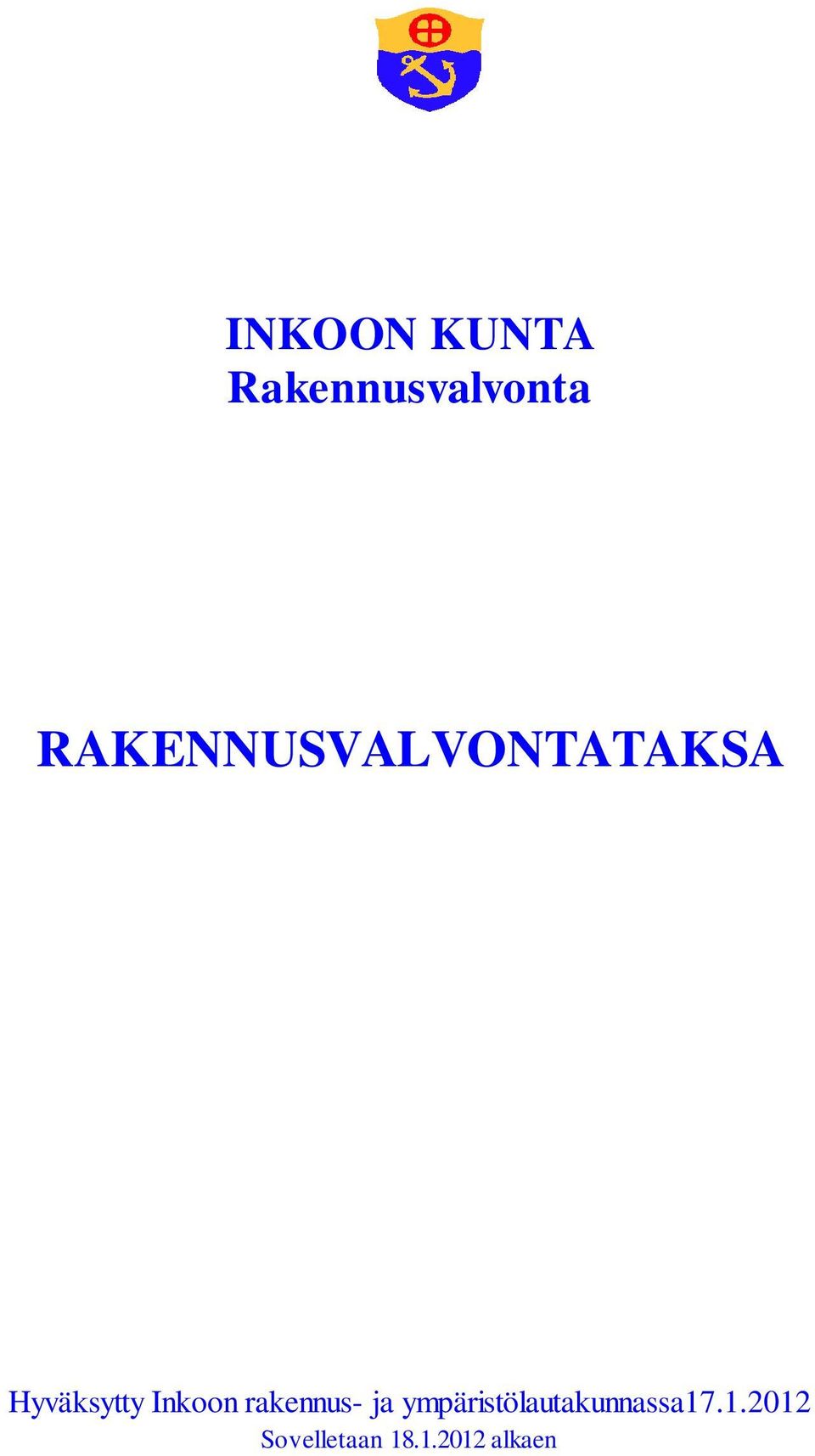 Inkoon rakennus- ja