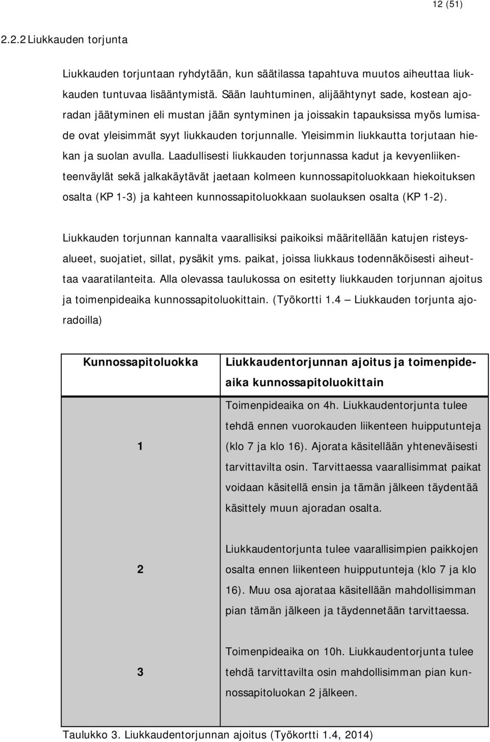 Yleisimmin liukkautta torjutaan hiekan ja suolan avulla.