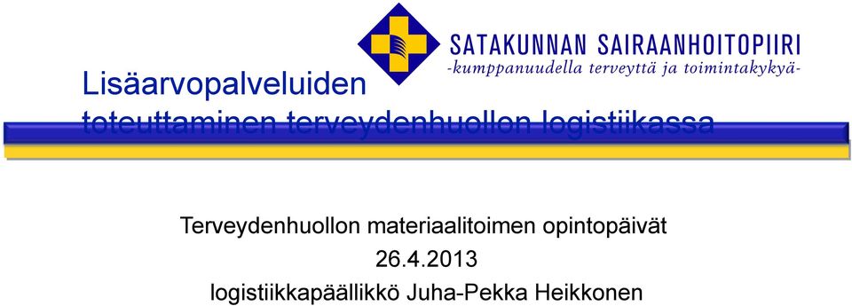 Terveydenhuollon materiaalitoimen