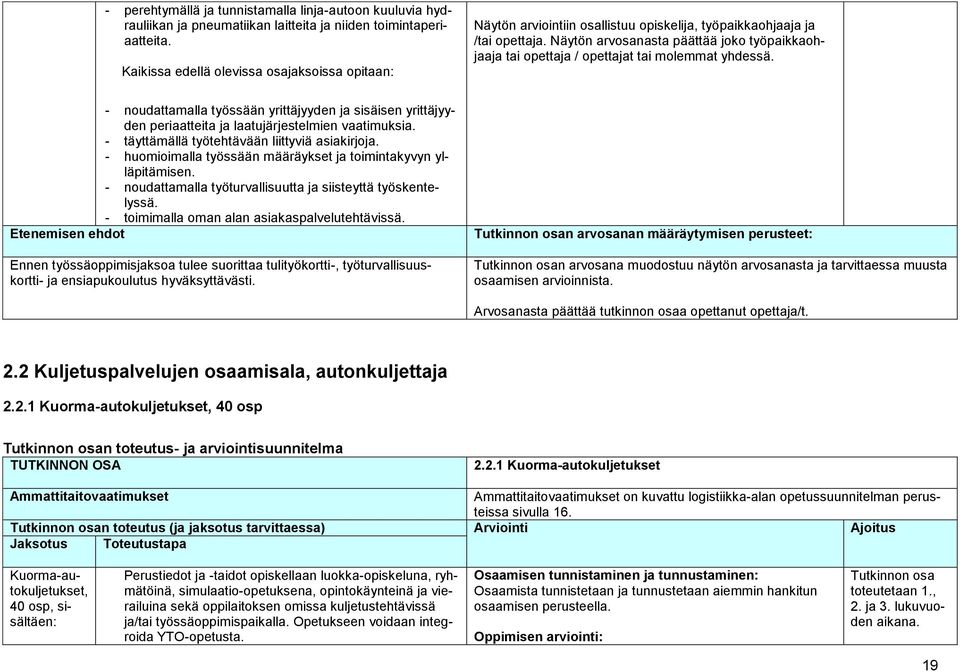 Näytön arvosanasta päättää joko työpaikkaohjaaja tai opettaja / opettajat tai molemmat yhdessä.