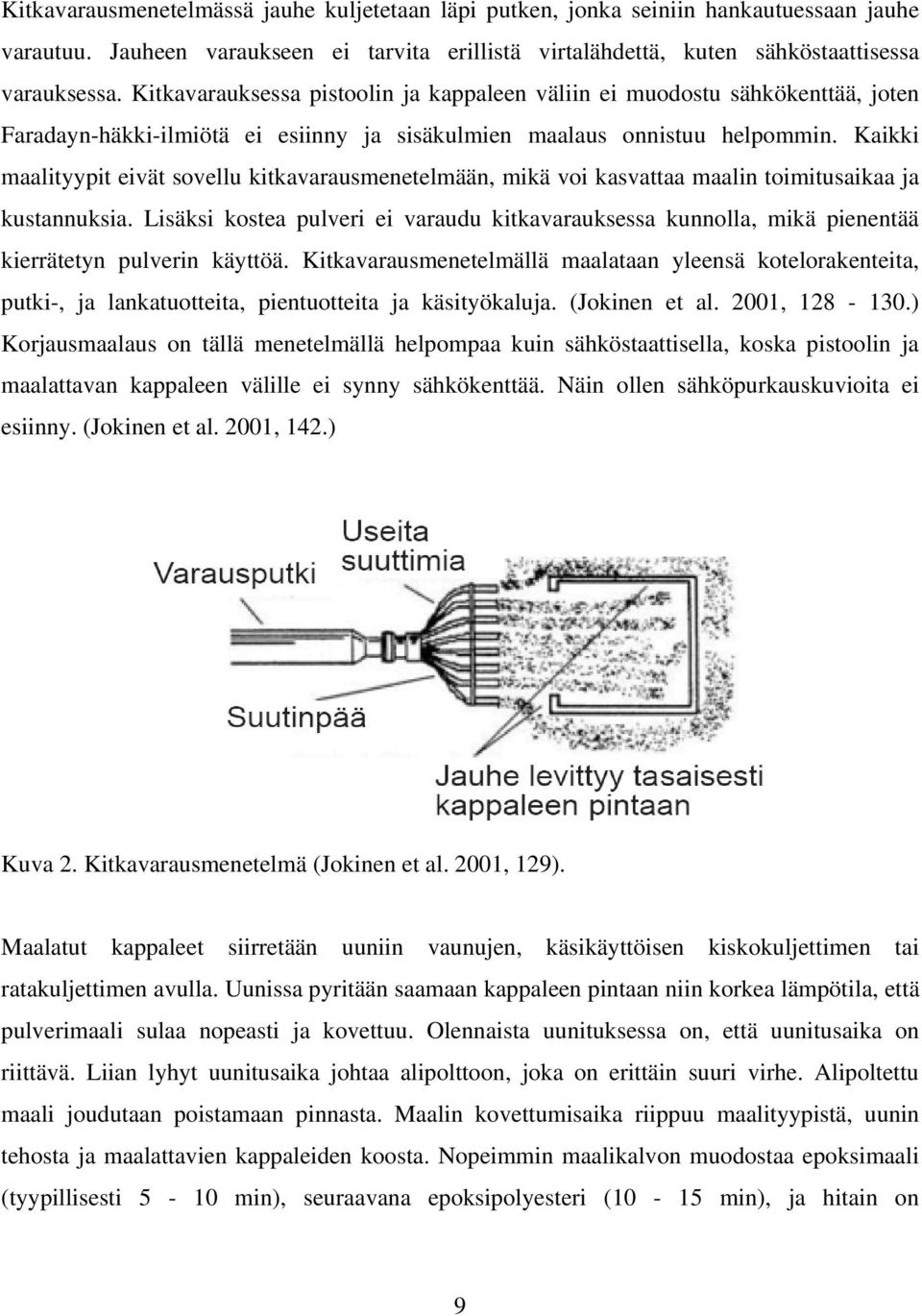 Kaikki maalityypit eivät sovellu kitkavarausmenetelmään, mikä voi kasvattaa maalin toimitusaikaa ja kustannuksia.