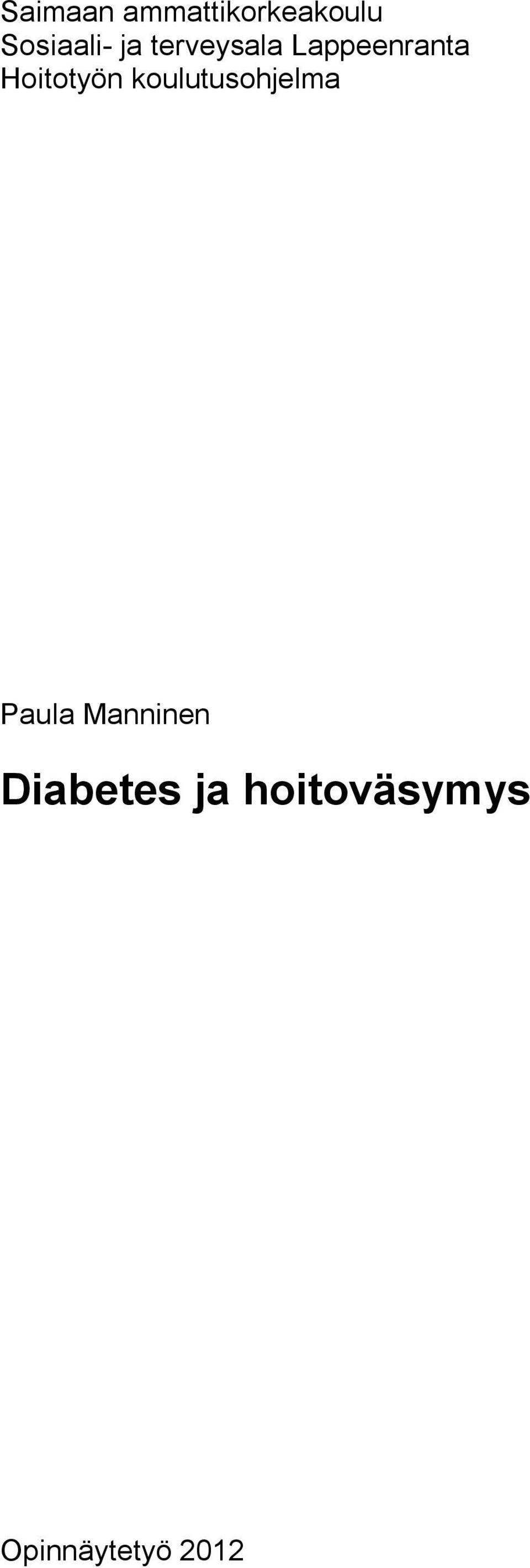 koulutusohjelma Paula Manninen