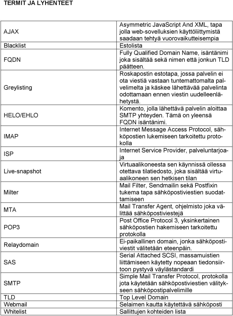 Roskapostin estotapa, jossa palvelin ei ota viestiä vastaan tuntemattomalta palvelimelta ja käskee lähettävää palvelinta odottamaan ennen viestin uudelleenlähetystä.