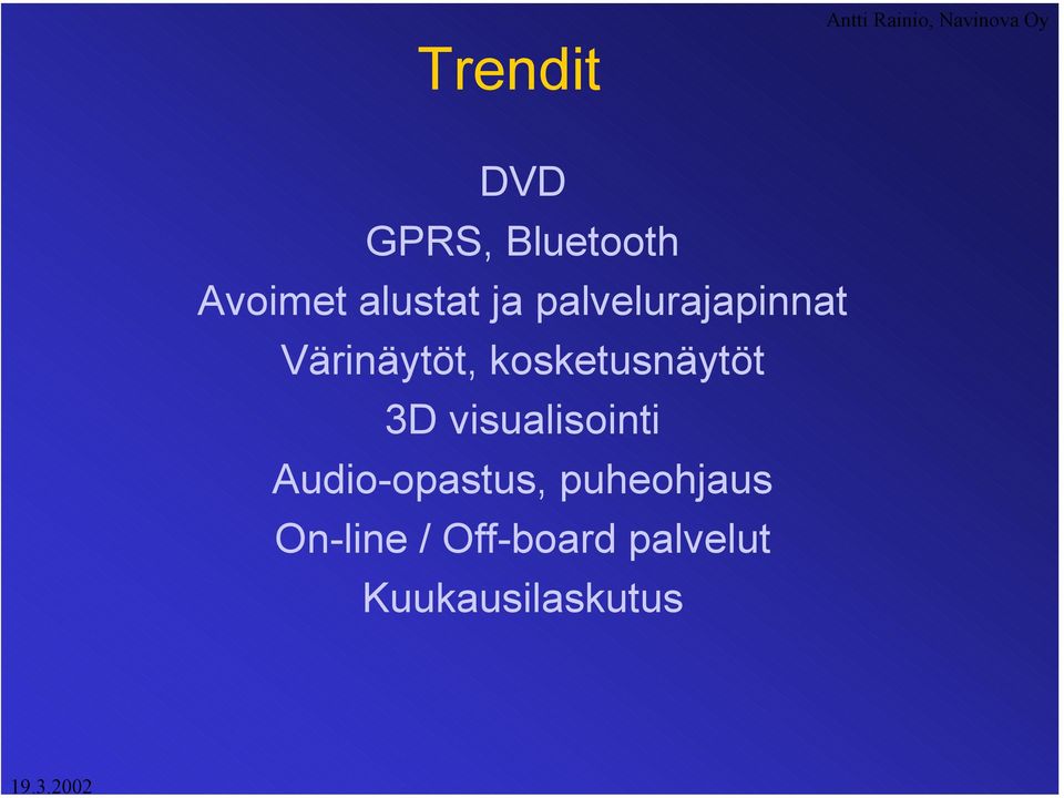 kosketusnäytöt 3D visualisointi