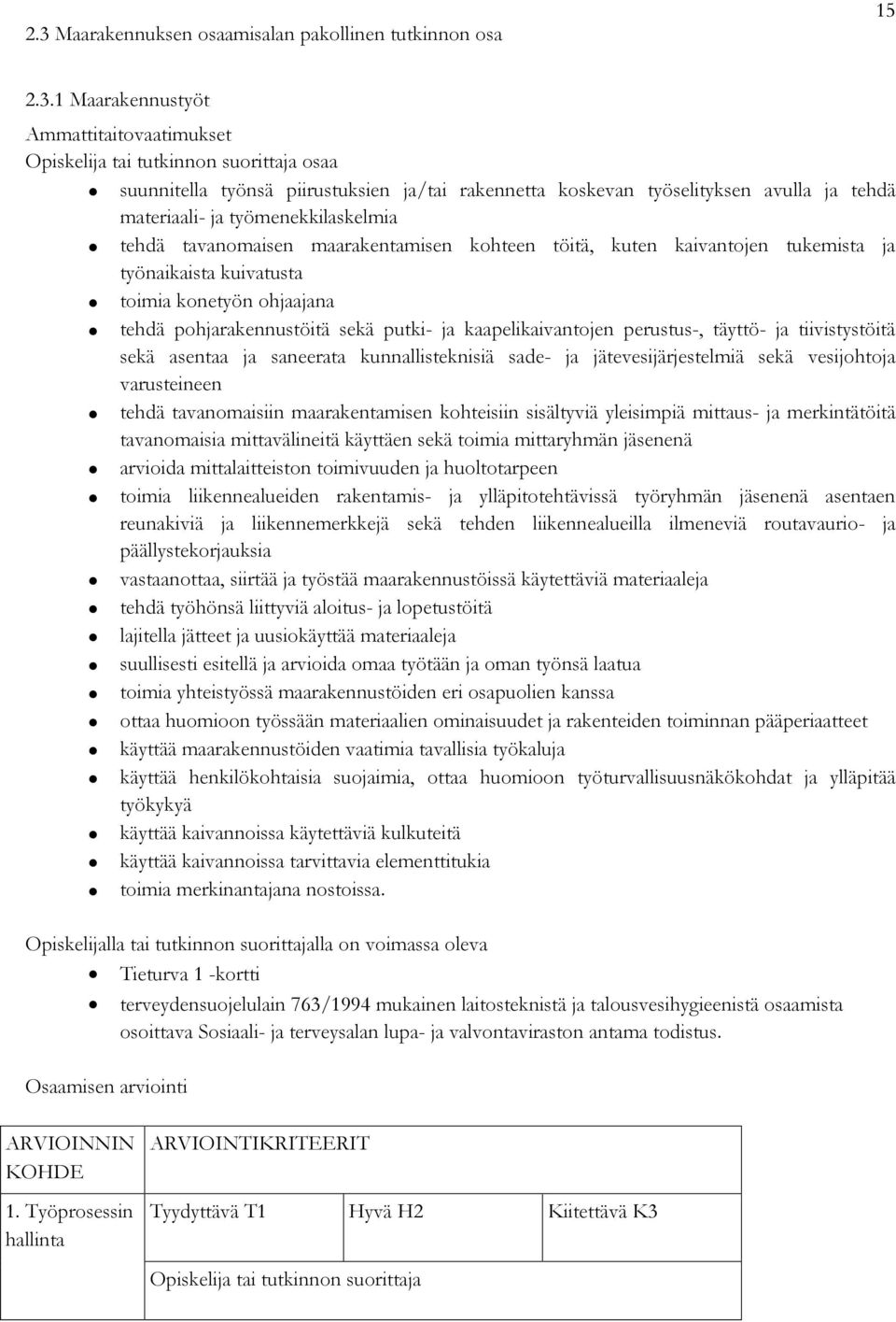 putki- ja kaapelikaivantojen perustus-, täyttö- ja tiivistystöitä sekä asentaa ja saneerata kunnallisteknisiä sade- ja jätevesijärjestelmiä sekä vesijohtoja varusteineen tehdä tavanomaisiin