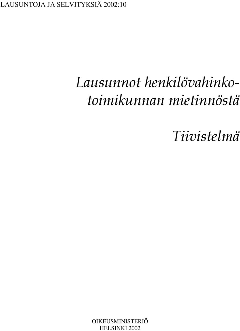 henkilövahinkotoimikunnan