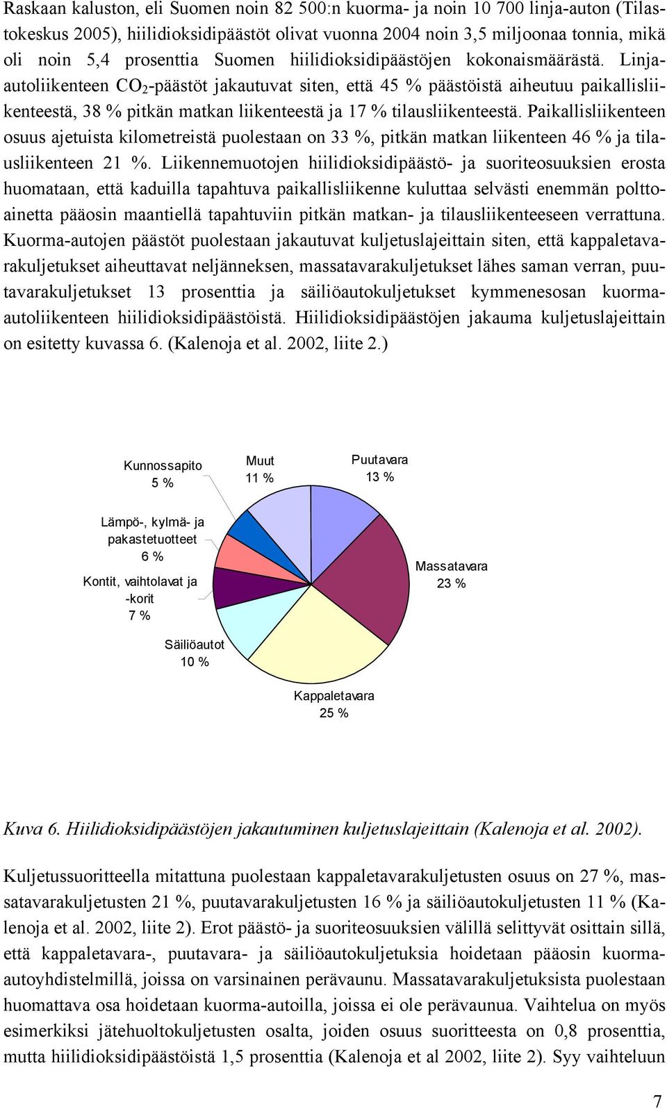 Linjaautoliikenteen CO 2 -päästöt jakautuvat siten, että 45 % päästöistä aiheutuu paikallisliikenteestä, 38 % pitkän matkan liikenteestä ja 17 % tilausliikenteestä.